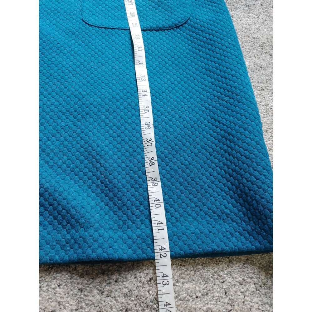 Vtg Boden 60s Shift Dress Womens Sz 16L Ottoman Textured Knit Pockets Gorpcore - Picture 6 of 8